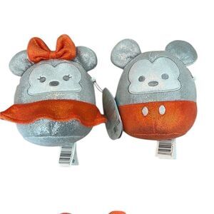 NWOT Disney Micky Mouse & NWT Disney Minnie Mouse squishmallows so adorable